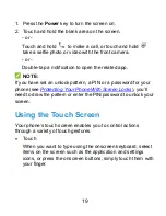 Preview for 19 page of Zte Z852 User Manual