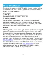 Preview for 2 page of Zte Z955L User Manual