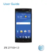 Zte ZMAX 2 User Manual предпросмотр