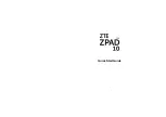 Zte ZPAD 10 Quick Start Manual preview