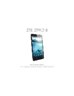 Zte ZPad 8 Quick Start Manual preview