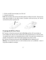 Предварительный просмотр 17 страницы Zte ZTE-C E520 User Manual