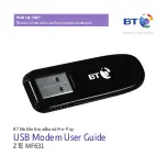 Предварительный просмотр 1 страницы Zte ZTE MF631 User Manual