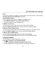 Preview for 95 page of Zte ZTE-RACER User Manual