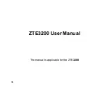 Zte ZTE3200 User Manual предпросмотр