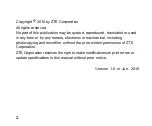 Preview for 3 page of Zte ZTE3200 User Manual