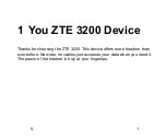 Preview for 7 page of Zte ZTE3200 User Manual