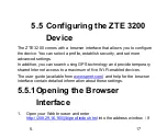 Preview for 23 page of Zte ZTE3200 User Manual