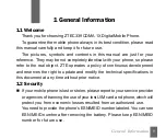 Preview for 9 page of Zte ZTEC339 User Manual