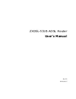 Preview for 1 page of Zte ZXDSL-531B User Manual