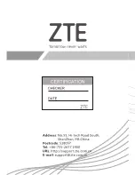 Preview for 12 page of Zte ZXHN F600 User Manual