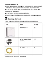 Preview for 4 page of Zte ZXHN F601 User Manual