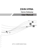 Zte ZXHN H198A User Manual preview