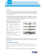 Preview for 2 page of Zte ZXR10 5916E Features