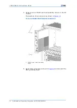 Предварительный просмотр 42 страницы Zte ZXSDR BS8800 C200 Installation Manual