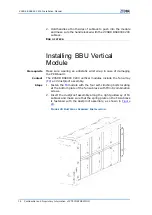 Предварительный просмотр 46 страницы Zte ZXSDR BS8800 C200 Installation Manual