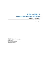 Zte ZXV10 W615 User Manual preview