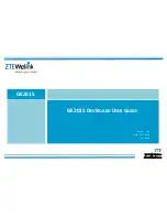 ZTEWelink GE2015 User Manual preview