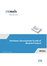 Preview for 1 page of ZTEWelink MF206A Hardware Development Manual