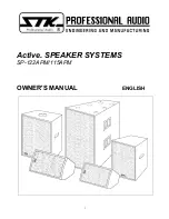 ZTK Professional Audio SP-122APM Owner'S Manual предпросмотр