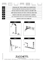 ZUCCHETTI ACUABLU ZA5427 Instruction For The Installation preview