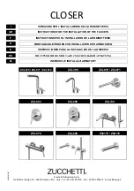 Preview for 1 page of ZUCCHETTI Closer Z92175 Instruction For The Installation