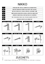 ZUCCHETTI NIKKO Z92225 Installation Instructions Manual preview