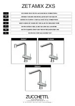 Preview for 1 page of ZUCCHETTI ZETAMIX ZXS Instruction For The Installation