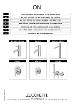 Preview for 1 page of ZUCCHETTI ZON595 Instruction For The Installation