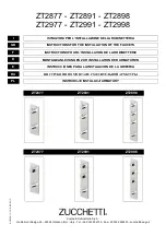 ZUCCHETTI ZT2877 Instruction For The Installation preview