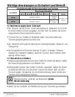 Preview for 8 page of ZUG Adorina TL WP Operating Instructions Manual