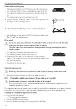 Preview for 14 page of ZUG CombairSteamer V2000 Operating Instructions Manual