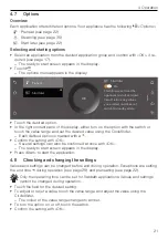 Preview for 21 page of ZUG CombairSteamer V2000 Operating Instructions Manual