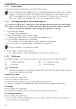 Preview for 42 page of ZUG CombairSteamer V2000 Operating Instructions Manual