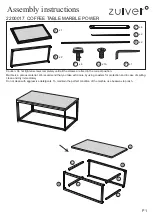 Preview for 2 page of Zuiver 2300061 Assembly Instructions