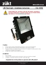 Zukt FLZ-100W Installation Instructions preview