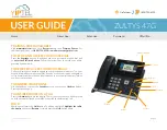 Zultys 47G User Manual предпросмотр