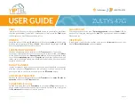 Preview for 2 page of Zultys 47G User Manual