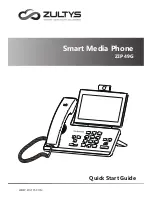 Предварительный просмотр 1 страницы Zultys Smart Media Phone Quick Start Manual