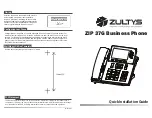 Preview for 1 page of Zultys ZIP 37G Quick Installation Manual