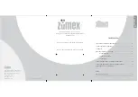 ZUMEX SPEED D User Manual preview