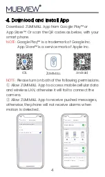 Предварительный просмотр 8 страницы Zumimall MUBVIEW BELL-J7 Quick Start Manual