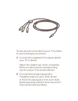 Предварительный просмотр 3 страницы Zune CABLE Pack User Manual