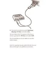 Предварительный просмотр 4 страницы Zune CABLE Pack User Manual