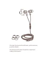 Preview for 2 page of Zune Premium Headphones Quick Start Manual