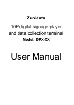 Zunidata Systems 10P Series User Manual preview