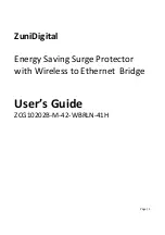 Предварительный просмотр 1 страницы ZuniDigital ZCG10202B-M-42-WBRLN-41H User Manual