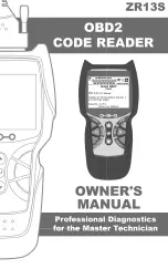 Zurich ZR13s Owner'S Manual preview