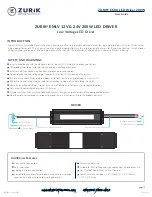 Preview for 1 page of Zurik EMLV User Manual