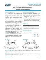 ZURN 350 Installation Instructions preview